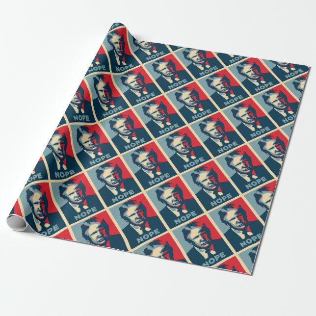 Papier Cadeau donald trump nope (Déroulé)