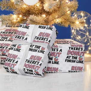 Papier Cadeau Donut à la ligne finale Funny Fitness Motivation