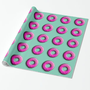 Papier Cadeau Donut Pinky avec des arrosages colorés + vos idées