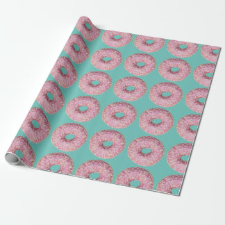 Papier Cadeau Donut Vegan Pattern for Vegetarian Sweet Tooth