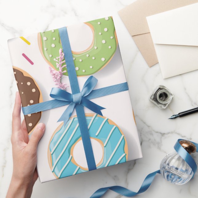 Papier Cadeau Donuts Pattern  (Cadeaux)