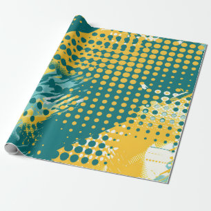Papier Cadeau Dotwave rétro