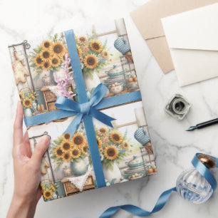 Papier Cadeau Douaire de cuisine pour la douche de mariée