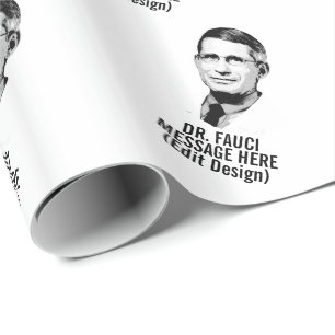 Papier Cadeau DR FAUCI personnalisé