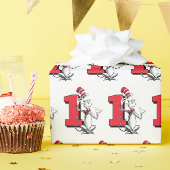 Papier Cadeau Dr. Seuss - Caractères | ANNIVERSAIRE DE ENFANT (Fête d'anniversaire)