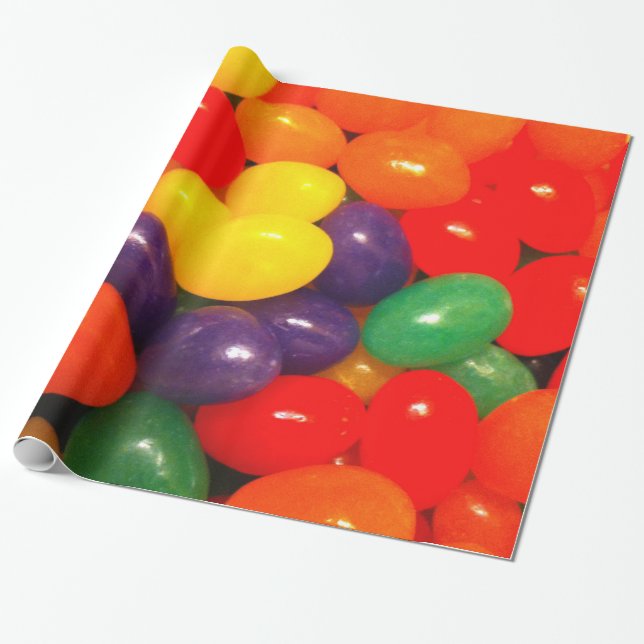 Papier Cadeau Dragées à la gelée de sucre (Déroulé)