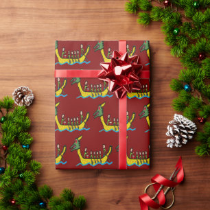 Papier Cadeau Dragon Boat Racing