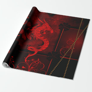 Papier Cadeau Dragon chinois
