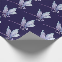 Papier Cadeau Dragonflies pourpre