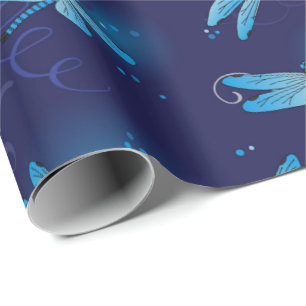Papier Cadeau Dragonfly Lover Nature Dragonlies Imprimer