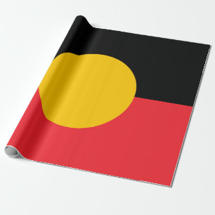 Papier Cadeau Drapeau aborigène australien