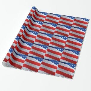 Papier Cadeau Drapeau américain, enveloppe de cadeau