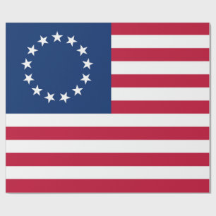 Papier Cadeau Drapeau Betsy Ross