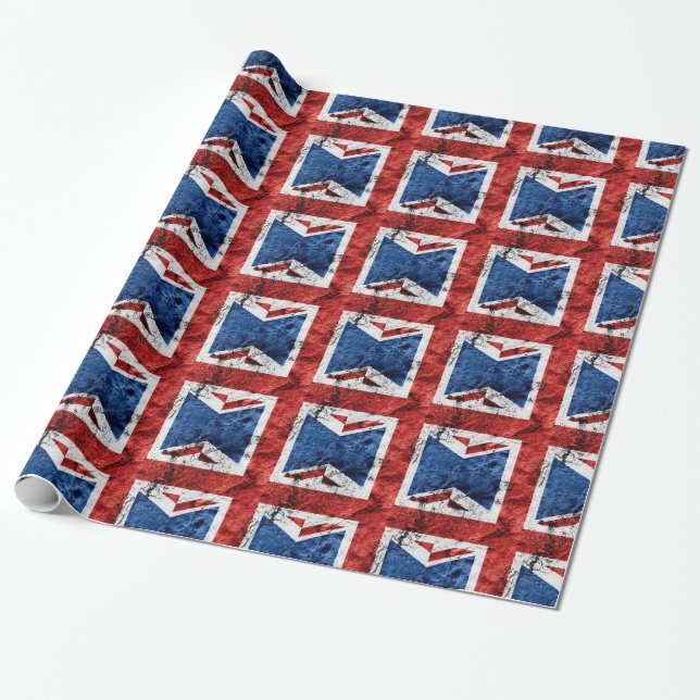 PAPIER CADEAU DRAPEAU BRITANNIQUE (Déroulé)
