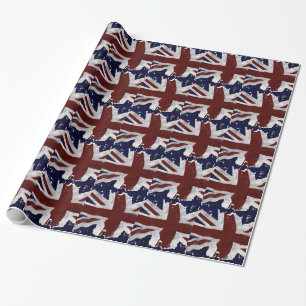 Papier Cadeau Drapeau britannique, Union Jack, Conception patrio