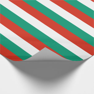 Papier Cadeau Drapeau Bulgare Patriotique