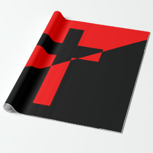 Papier Cadeau Drapeau Christian Socialism & Anarchism (Libératio