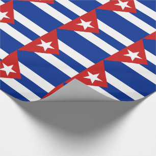 Papier Cadeau Drapeau Cuba
