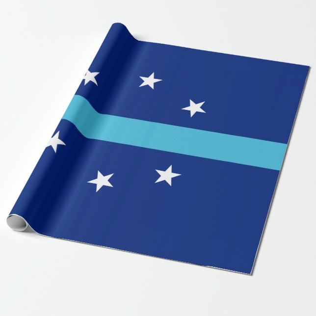Papier Cadeau Drapeau d'Anaheim (Californie, USA) (Déroulé)