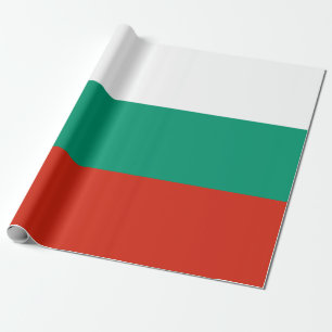 Papier Cadeau Drapeau de Bulgarie