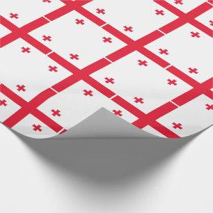Papier Cadeau Drapeau de Géorgie