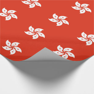 Papier Cadeau Drapeau de Hong Kong