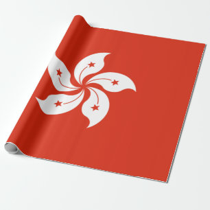 Papier Cadeau Drapeau de Hong Kong