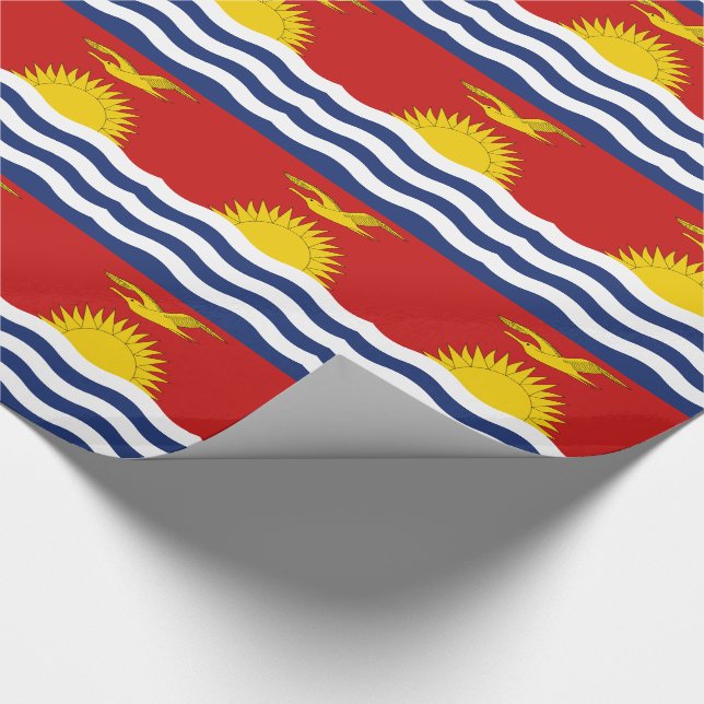 Papier Cadeau Drapeau de Kiribati (Coin)