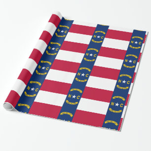 Papier Cadeau Drapeau de la Caroline du Nord