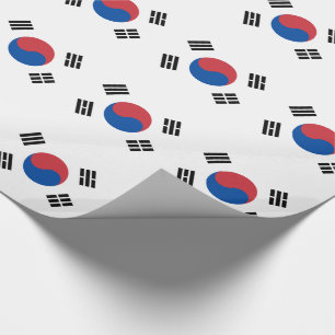 Papier Cadeau Drapeau de la Corée du Sud