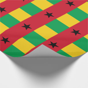 Papier Cadeau Drapeau de la Guinée-Bissau
