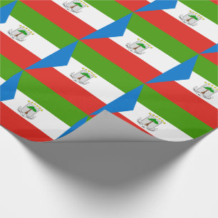 Papier Cadeau Drapeau de la Guinée équatoriale