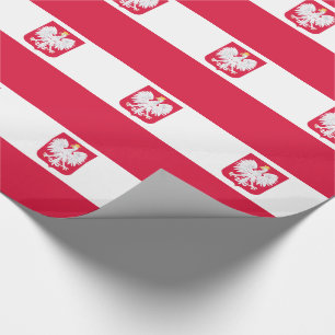 Papier Cadeau Drapeau de la Pologne