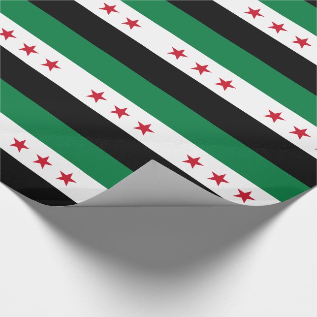 Papier Cadeau Drapeau de la Syrie (Coin)