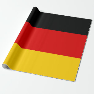 Papier Cadeau Drapeau de l'Allemagne (Deutschland)