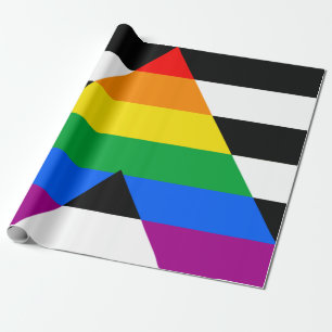 Papier Cadeau Drapeau de l'allié LGBTQ+