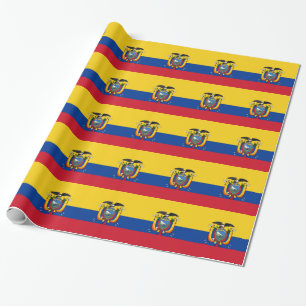 Papier Cadeau Drapeau de l'Équateur