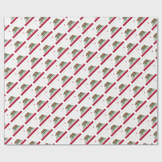 Papier Cadeau Drapeau de l'État de Californie
