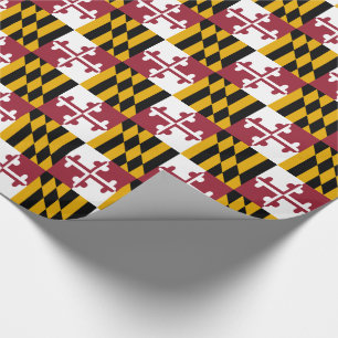 Papier Cadeau Drapeau de l'État du Maryland