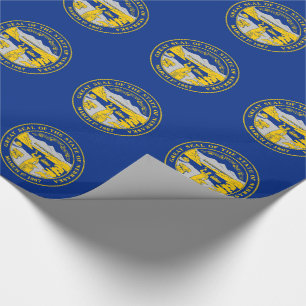Papier Cadeau Drapeau de l'État du Nebraska