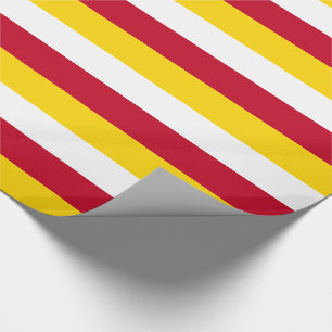 Papier Cadeau Drapeau de l'Ossétie du Nord