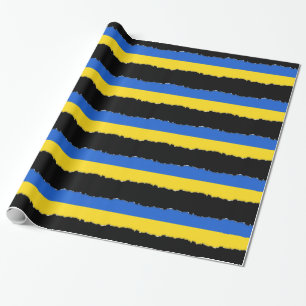Papier Cadeau Drapeau de l'Ukraine