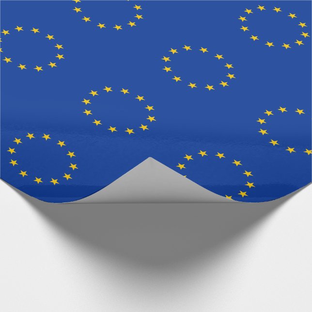 Papier Cadeau Drapeau de l'Union européenne (Coin)