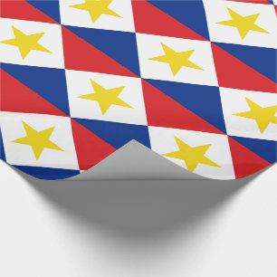 Papier Cadeau Drapeau de Saba