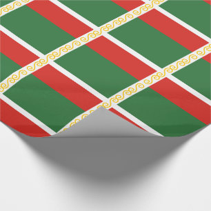 Papier Cadeau Drapeau de Tchétchénie