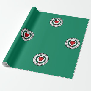 Papier Cadeau Drapeau de Worcester, Massachusetts