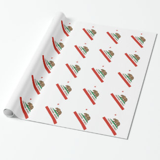 Papier Cadeau Drapeau d'état de République de la Californie