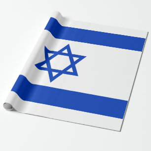 Papier Cadeau Drapeau d'Israël