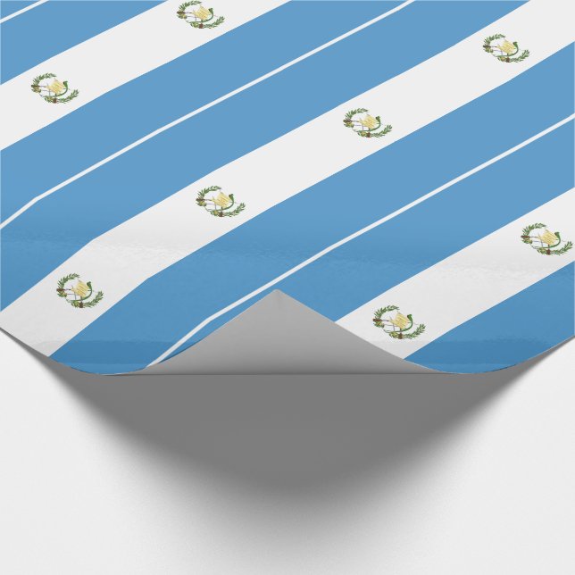 Papier Cadeau Drapeau du Guatemala (Coin)