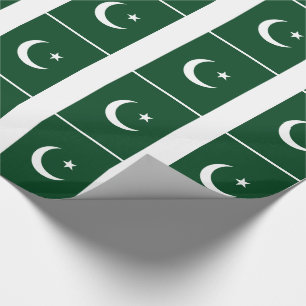 Papier Cadeau Drapeau du Pakistan